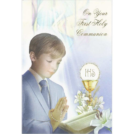 Picture of ON YOUR FIRST HOLY COMMUNION CARD